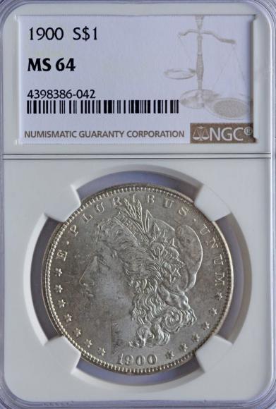1 dolar 1900 USA grading NGC MS64 (1)