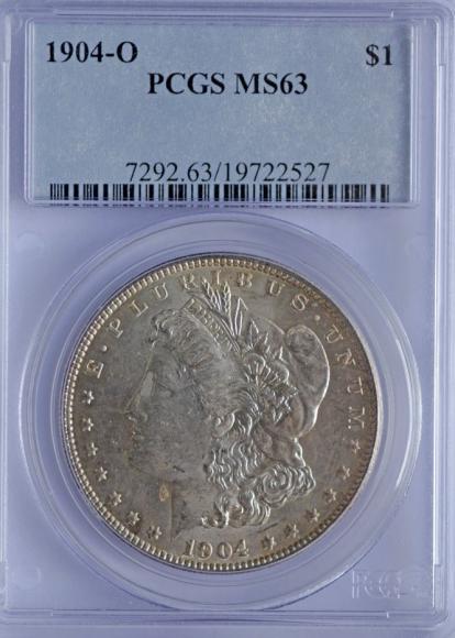 1 dolar 1904 USA grading PCGS MS63 (1)