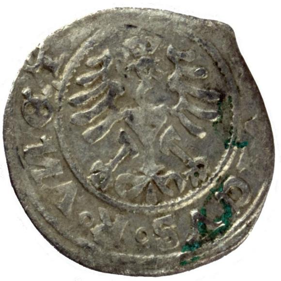 Półgrosz Ludwik I Jagiellończyk Świdnica (2)