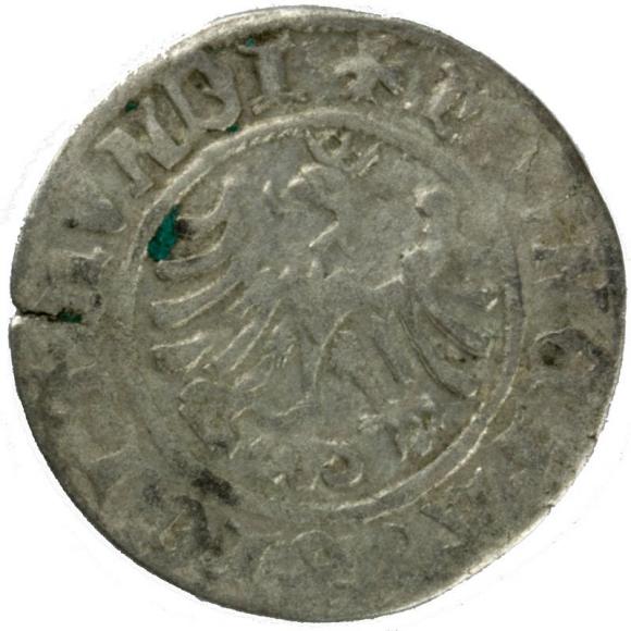 Półgrosz 1507 Zygmunt I Stary Kraków (2)