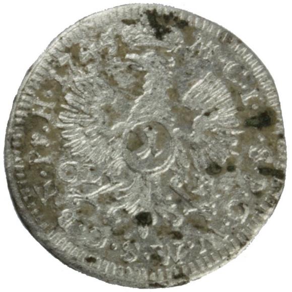 1 krajcar 1745 Fryderyk II Wielki Brandenburgia Bayreuth (2)