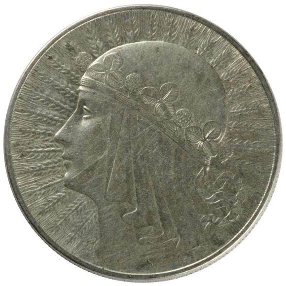 10 złotych 1933 Głowa Kobiety II RP Warszawa (1)