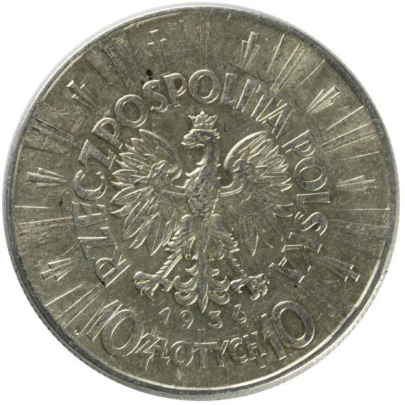 10 złotych 1936 Józef Piłsudski II RP Warszawa (2)