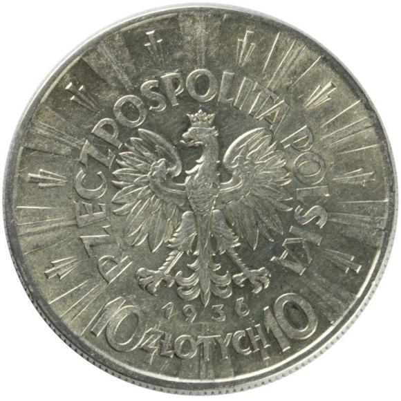 10 złotych 1936 Józef Piłsudski II RP Warszawa (2)