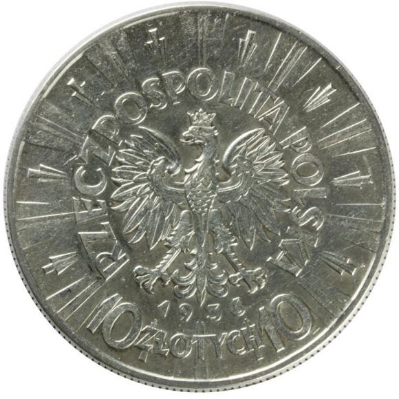 10 złotych 1936 Józef Piłsudski II RP Warszawa (2)