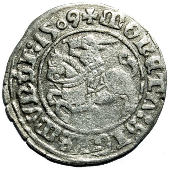 Półgrosz 1509 Zygmunt I Stary Wilno (1)