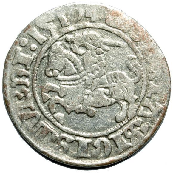 Półgrosz 1510 Zygmunt I Stary Wilno (1)