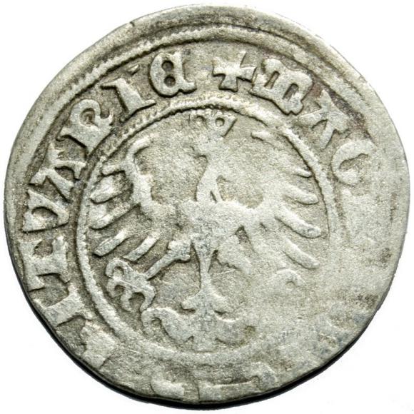 Półgrosz 1512 Zygmunt I Stary Wilno (2)