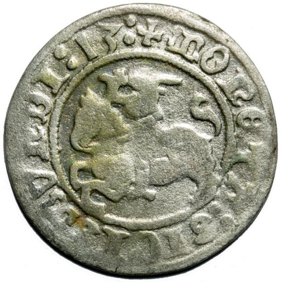 Półgrosz 1513 Zygmunt I Stary Wilno (1)