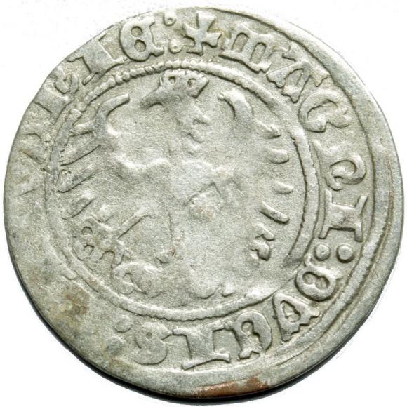 Półgrosz 1514 Zygmunt I Stary Wilno (2)