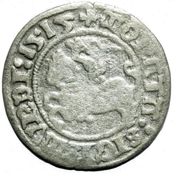 Półgrosz 1515 Zygmunt I Stary Wilno (1)