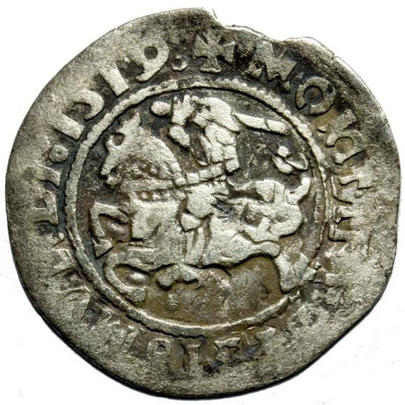 Półgrosz 1519 Zygmunt I Stary Wilno (1)