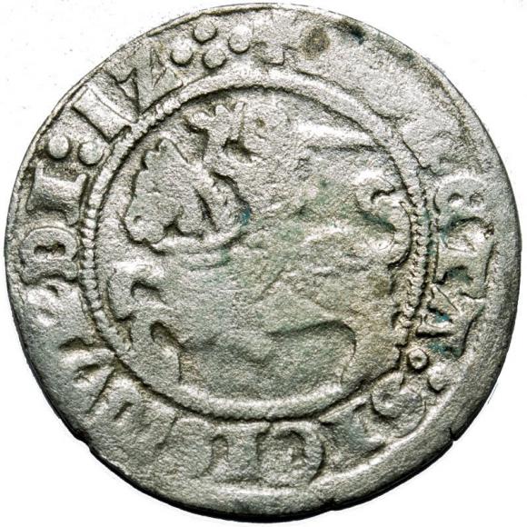 Półgrosz 1512 Zygmunt I Stary Wilno (1)