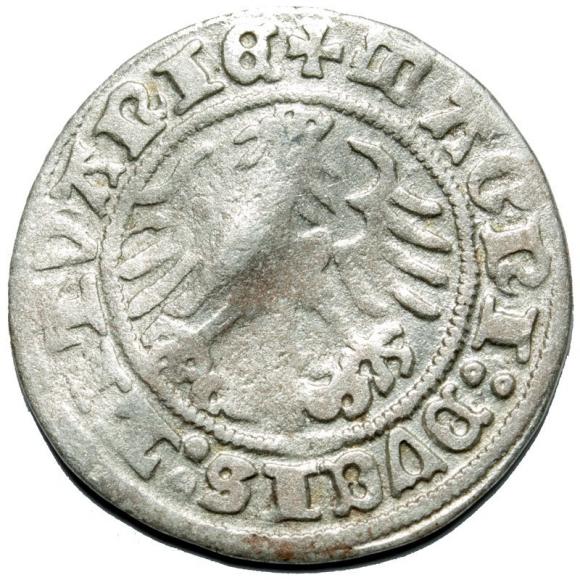 Półgrosz 1512 Zygmunt I Stary Wilno (2)