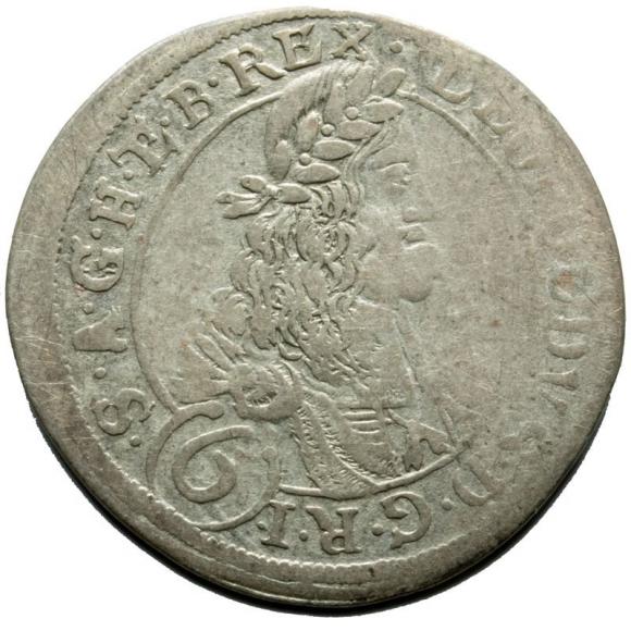 6 krajcarów 1673 Leopold I Habsburg Austria Sankt Veit (1)