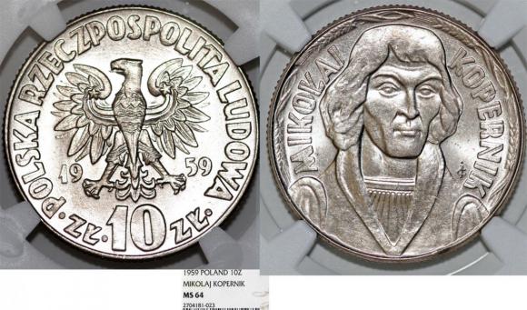 10 zł 1959 Mikołaj Kopernik GRADING NGC (1)