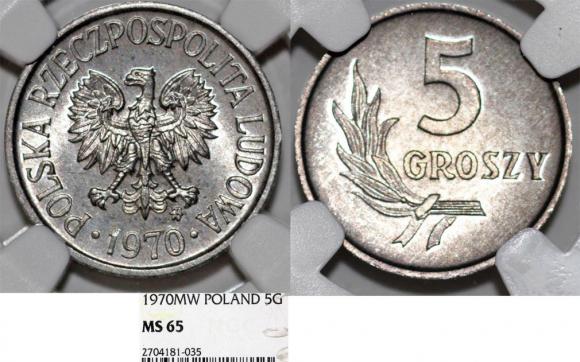 5 groszy 1970 GRADING NGC (1)