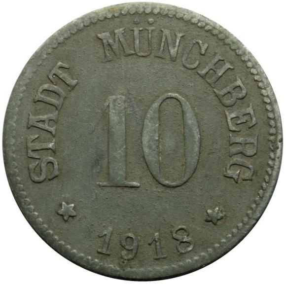10 fenigów 1918 Muncheberg (1)