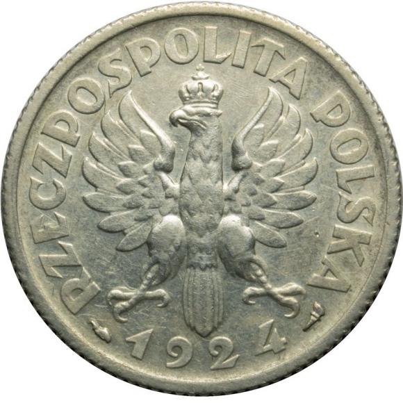 1 złoty 1924 II RP Paryż (2)