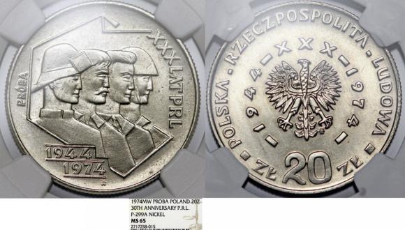 20 złotych XXX lat PRL próba GRADING NGC (1)