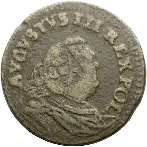 Grosz 1755 August III Gubin (1)