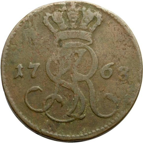 Grosz 1768 Stanisław August Poniatowski Warszawa (1)