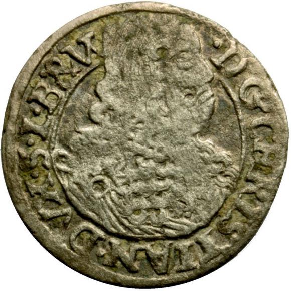 1 krajcar 1669 Chrystian Wołowski Księstwo Brzesko - Legnicko - Wołowskie Brzeg (1)