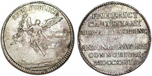 Dwugrosz 1747 August III Drezno (1)