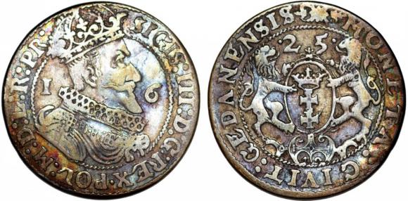 Ort 1625 Zygmunt III Waza Gdańsk (1)