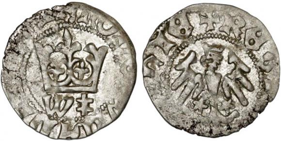 Półgrosz Władysław Jagiełło Kraków W (1)