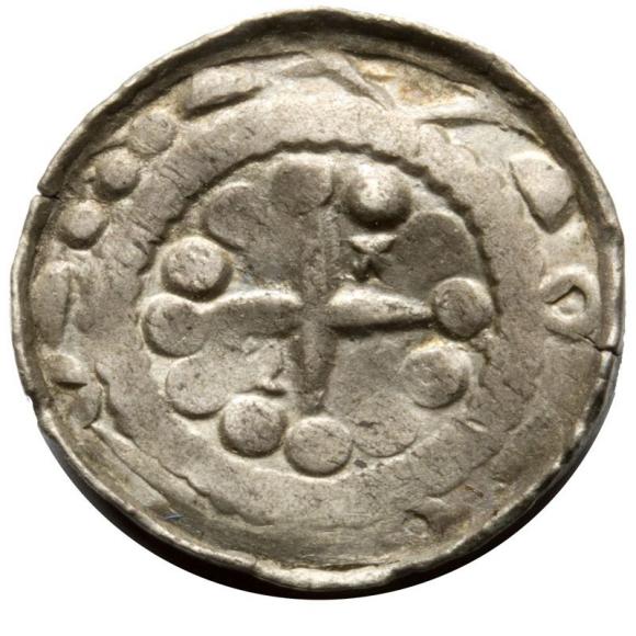 Denar krzyżowy małe krzyżyki rzadki (2)