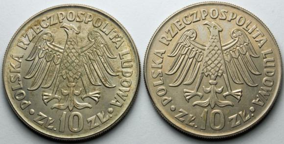 10 zł 1964 Kazimierz Wielki 2 sztuki LOT (2)