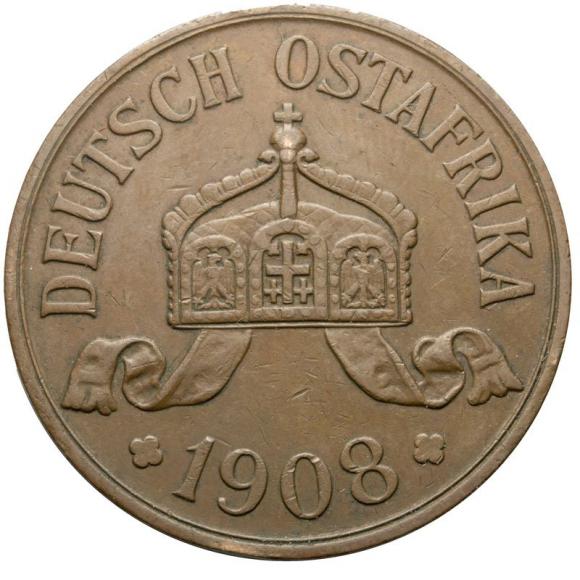 5 Heller 1908 J Afryka Wschodnia Niemcy Hamburg (2)