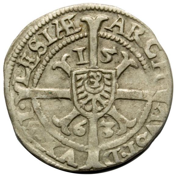 1 krajcar 1563 Ferdynand I Habsburg Wrocław