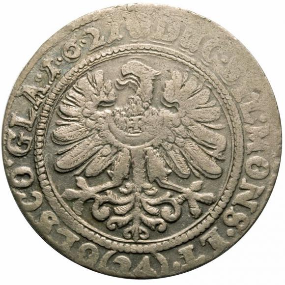 24 krajcary 1621 Henryk Wacław Karol Fryderyk Księstwo Ziębicko - Oleśnickie Oleśnica