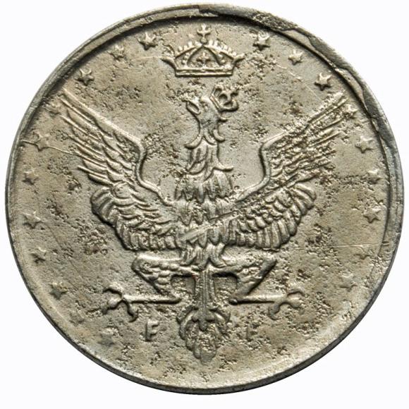 5 fenigów 1918 Królestwo Polskie Stuttgart (2)