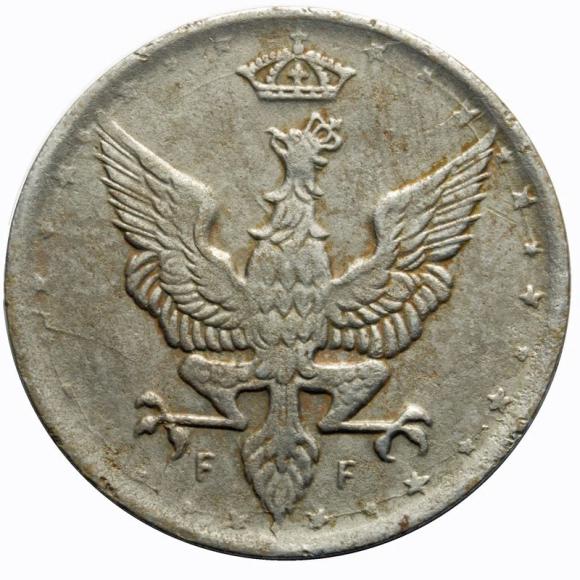 10 fenigów 1918 Królestwo Polskie Stuttgart (2)