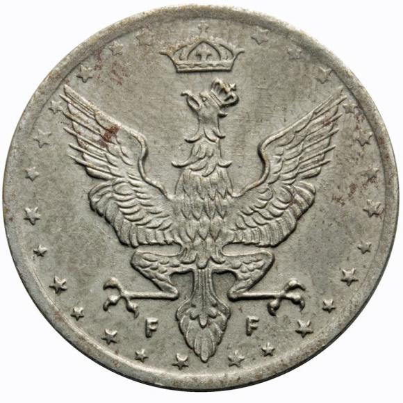 20 fenigów 1918 Królestwo Polskie Stuttgart (2)