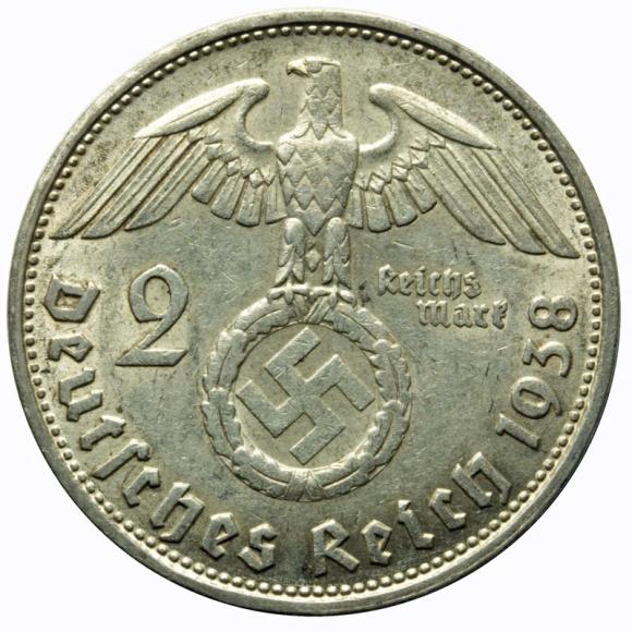 2 marki 1938 B Niemcy Wiedeń