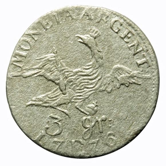 3 krajcary 1776 Fryderyk II Wielki Królewiec (2)