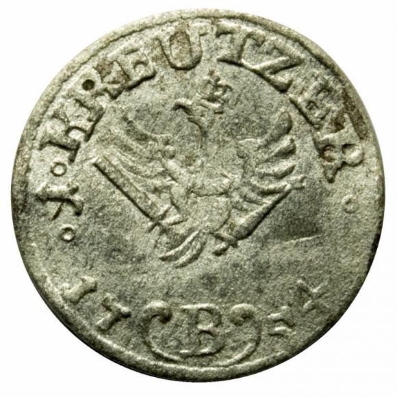 1 krajcar 1754 Fryderyk II Wielki Niemcy Wrocław (2)