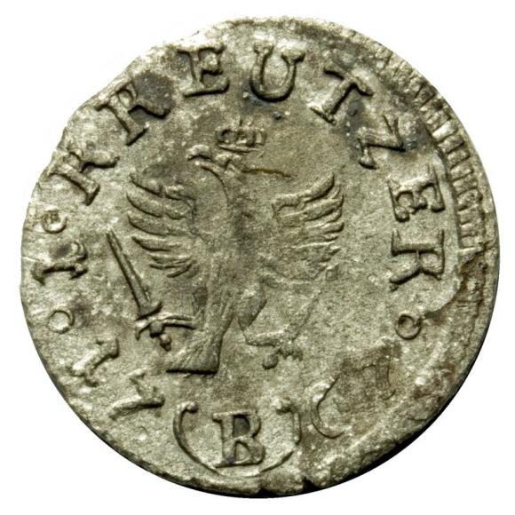 1 krajcar 1767 Fryderyk II Wielki Niemcy Wrocław (2)