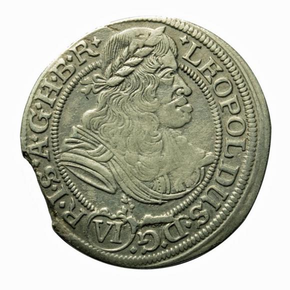 6 krajcarów 1673 Leopold I Habsburg Śląsk Wrocław (1)