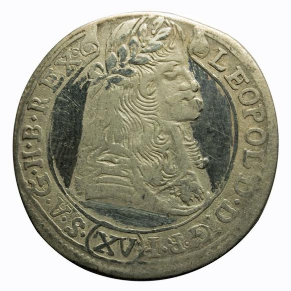15 krajcarów 1678 Leopold I Habsburg Węgry Krzemnica (1)