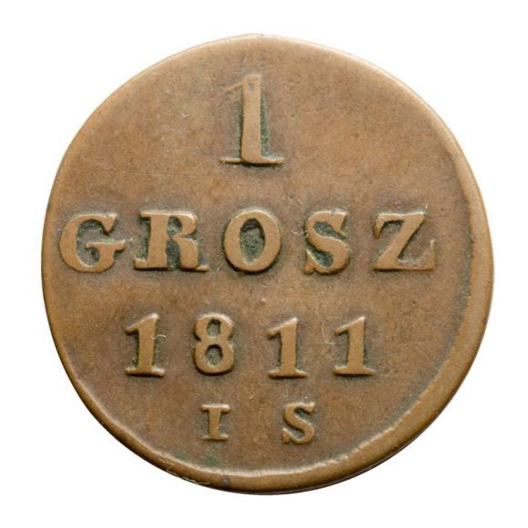 1 grosz 1811 Fryderyk August Księstwo Warszawskie Warszawa