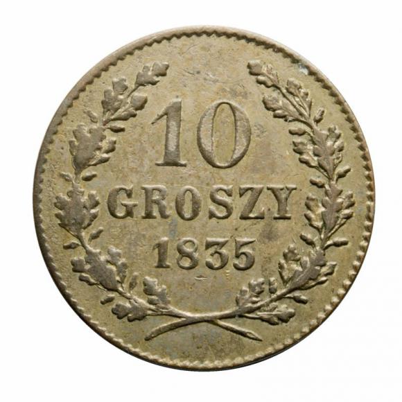 10 groszy 1835 Wolne Miasto Kraków Wiedeń (1)