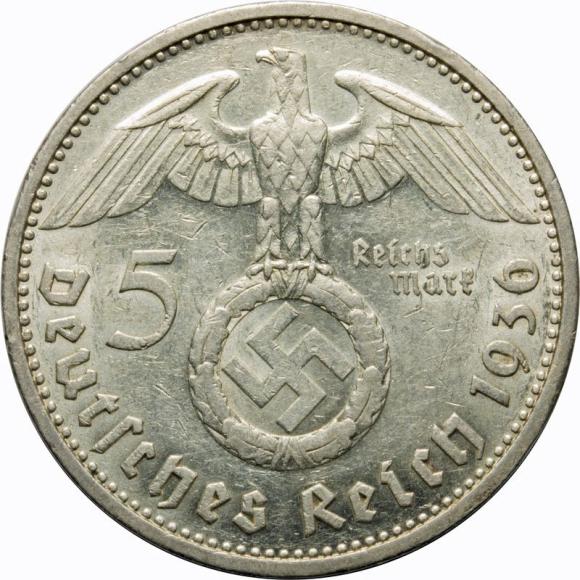 5 marek 1936 F Paul von Hindenburg Stuttgart