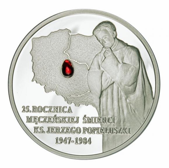 10 zł 25 rocznica śmierci księdza Jerzego Popiełuszki 2009