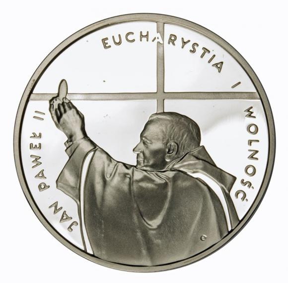 10 zł Jan Paweł II - 46 Międzynarodowy Kongres Eucharystyczny 1997