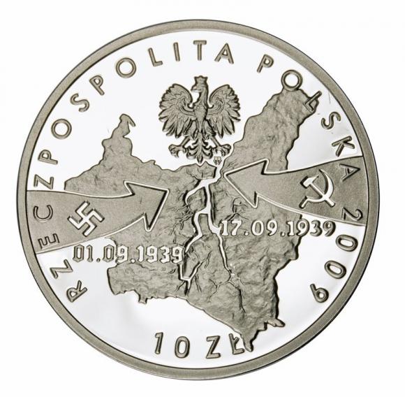 10 zł 2009 Wrzesień 1939 roku Wieluń (2)